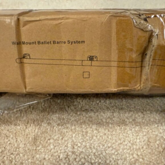Dolibest Wall Mounted Wood Ballet Barre System - Open boxed, new - Picture 6 of 6